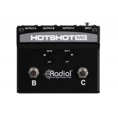Radial HotShot MD - sélecteur pour microphone dynamique - 3 sorties - Vue 1